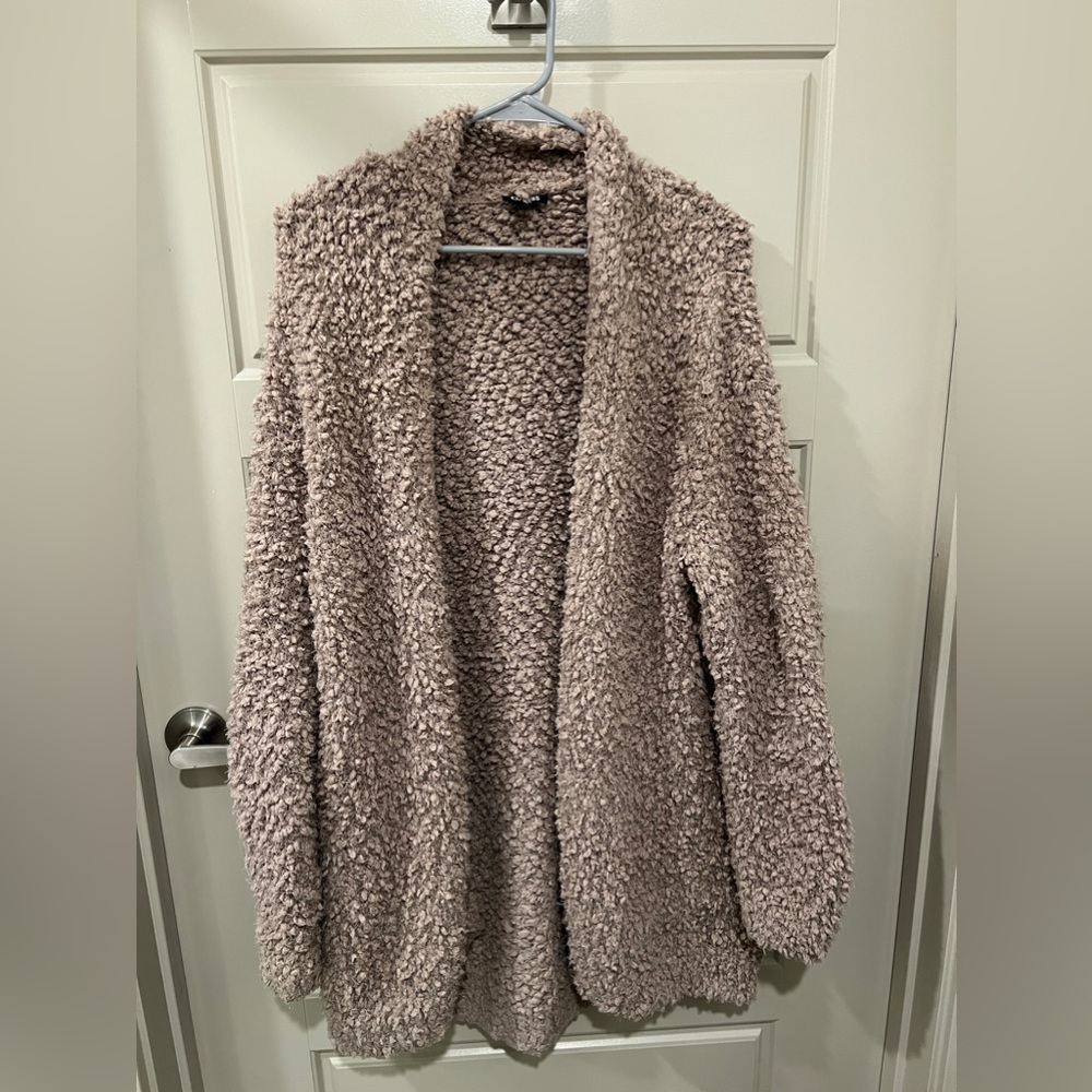 Express Long Sherpa Cardigan